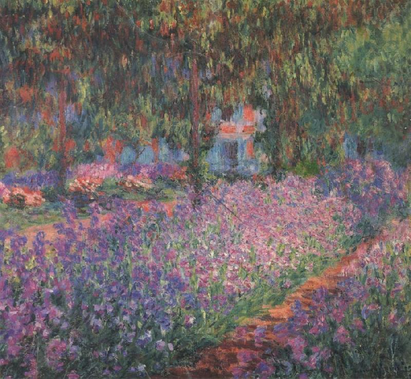 Claude Monet The Artist's Garden at Giverny oil painting image